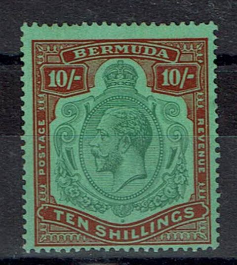 Image of Bermuda SG 92gb LMM British Commonwealth Stamp